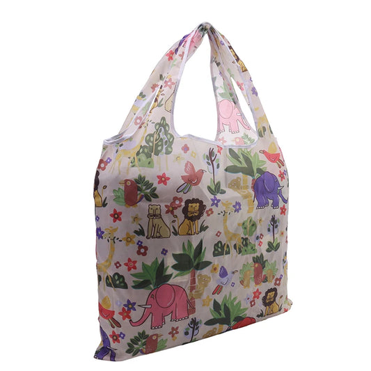 Reusable Foldable Shopping Bags Portable Multi Purpose Tote for Supermarket Beach Travel Toy Storage Grocery Shoulder Bag Peaceful Pleasures Health and Wellness