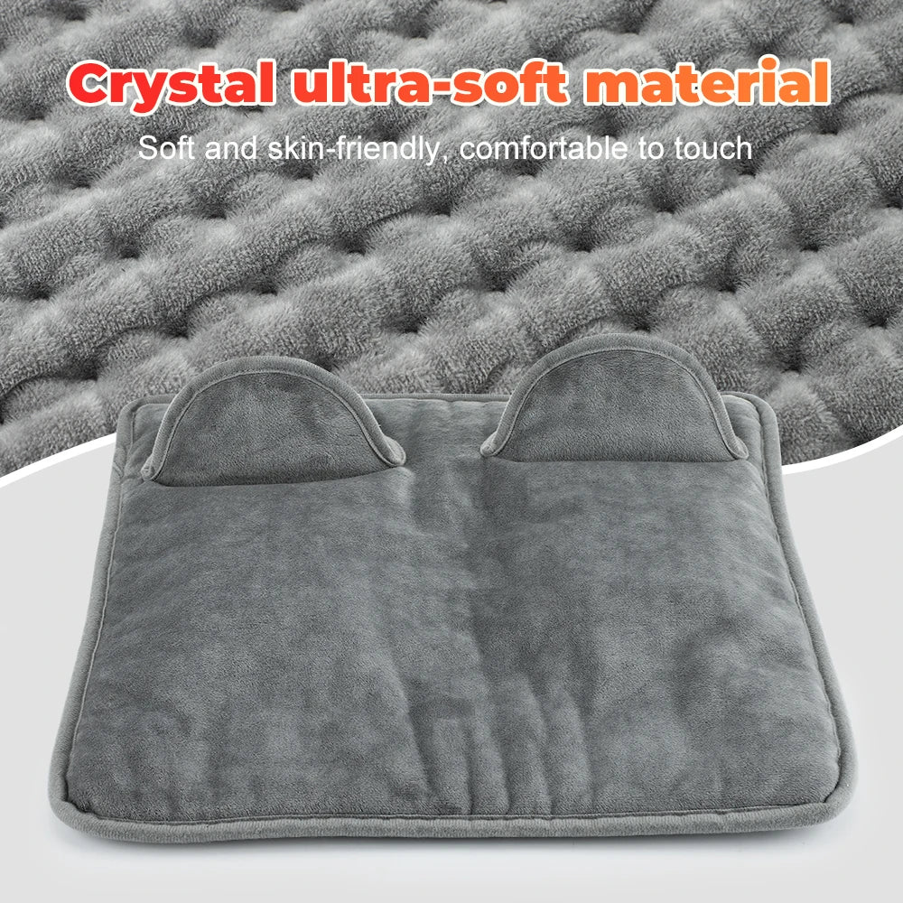 Electric Heating Foot Warmer Portable Heating Pad EU/US Plug Winter Household Washable Hand Warming Pad Sofa Office Heater Mat Peaceful Pleasures Health and Wellness