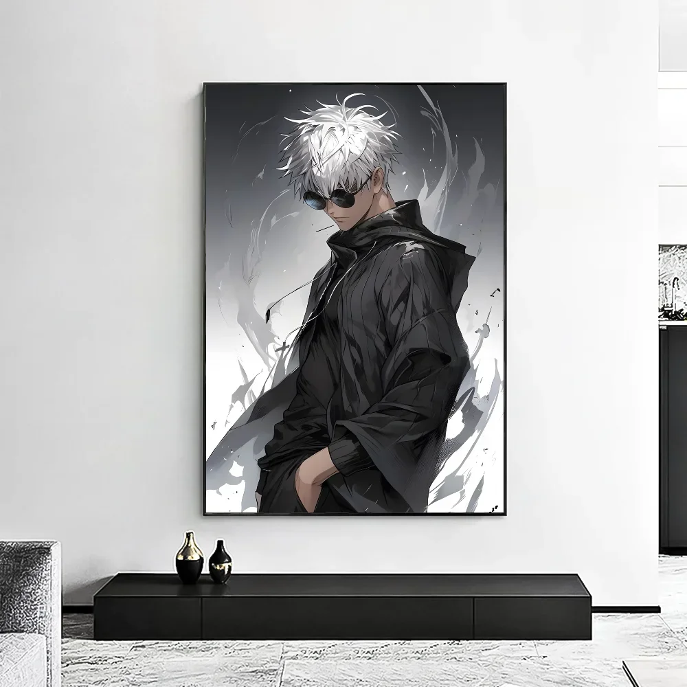 Satoru Gojo Canvas Wall Art | Jujutsu Kaisen Anime Poster