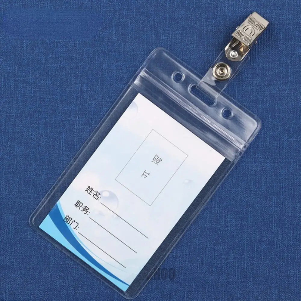 PVC Badge Holder – Clear ID & Work Card Protector Cover