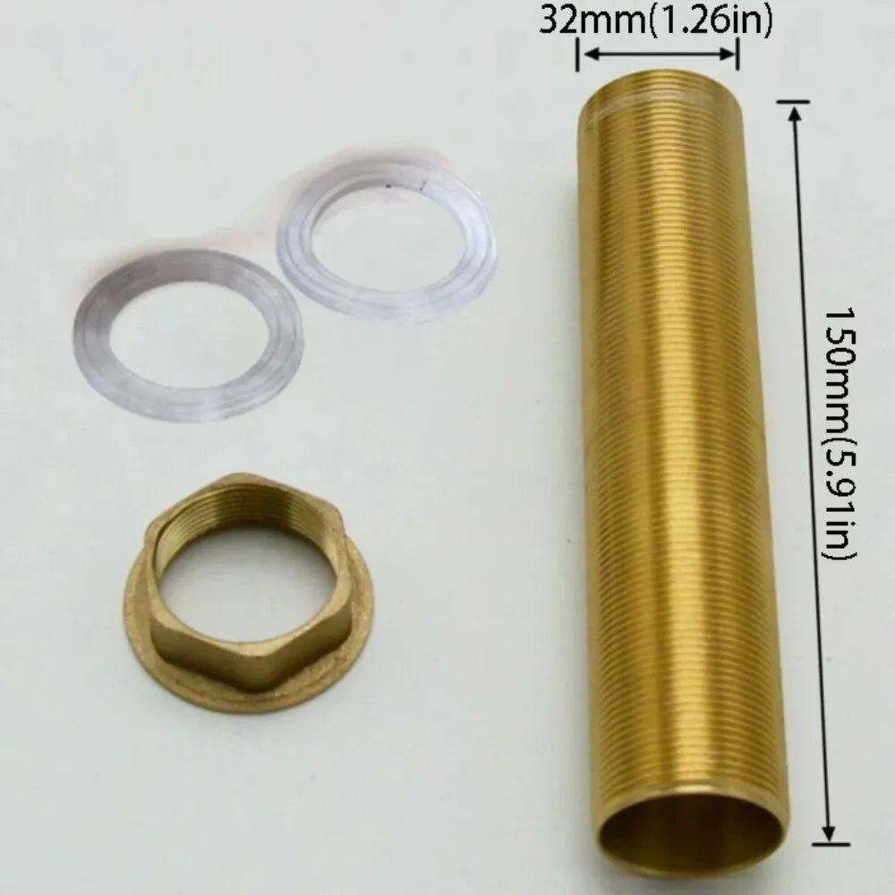 Brass Faucet Extension Nut M32 Tap Repair Kit | 60–150mm