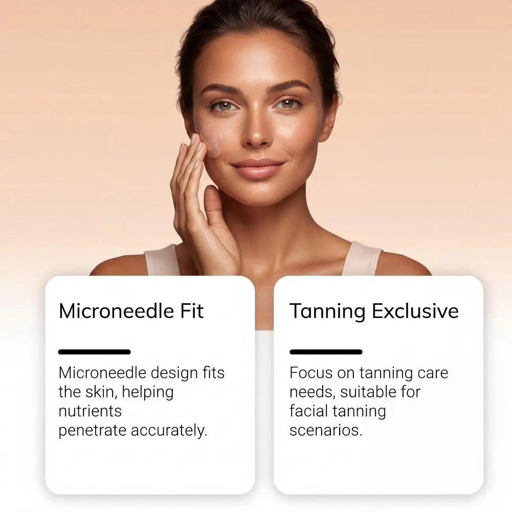 7PCS Sunless Patches Quickly Achieve a Natural Tanning Effect Safe Non-irritating Eliminating Uneven Color Body Care for Women Peaceful Pleasures Health and Wellness
