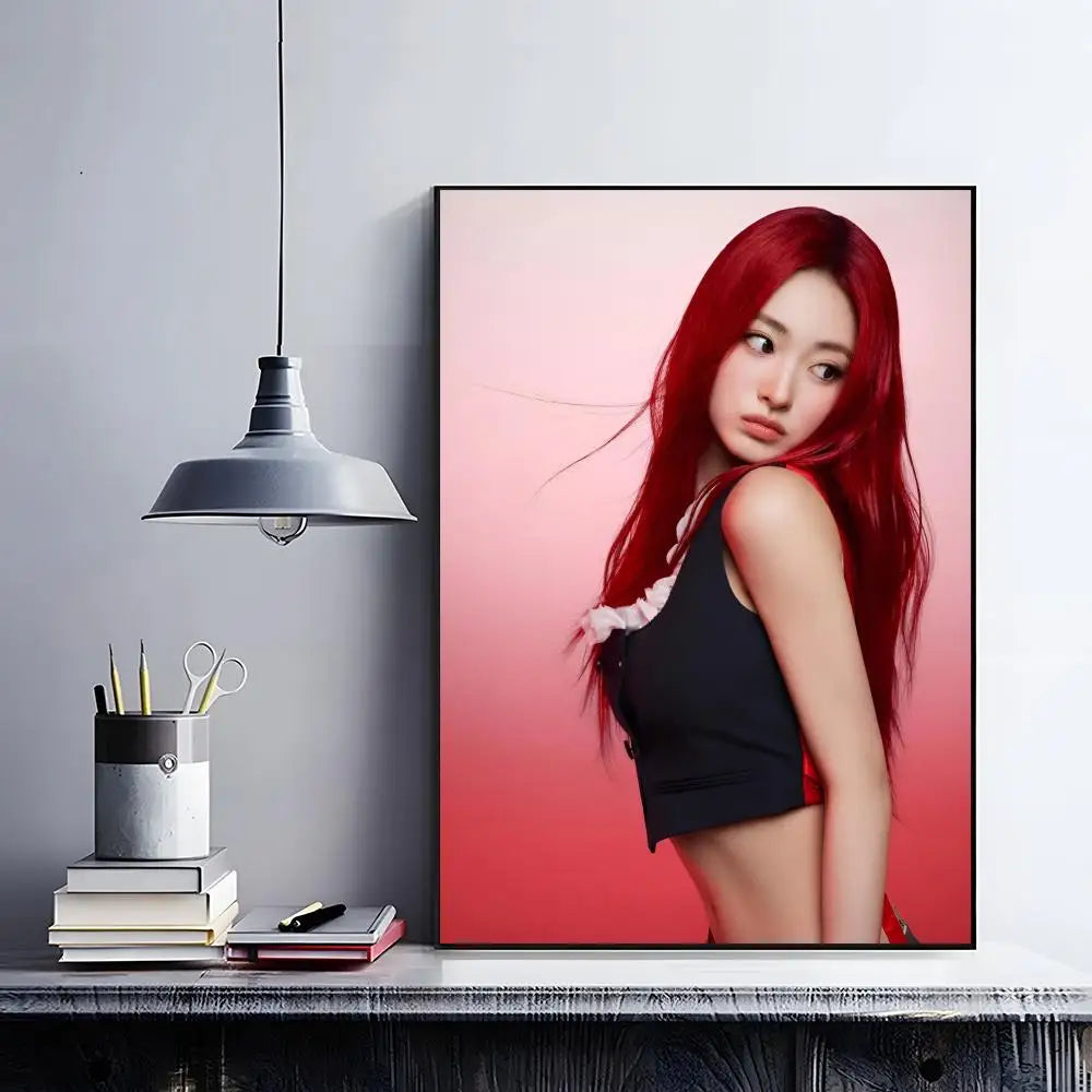 Kpop M-meovv HD Waterproof Self-Adhesive Wall Art Poster Wall Art Poster Peaceful Pleasures Health and Wellness