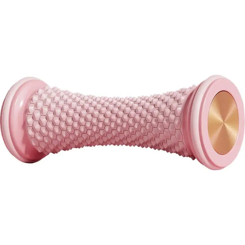 Portable Foot Massage Roller Yoga Plantar Fascia Roller Fitness Muscle Relaxation Roller Plastic Manual Leg Foot Relax Massager Peaceful Pleasures Health and Wellness Pink