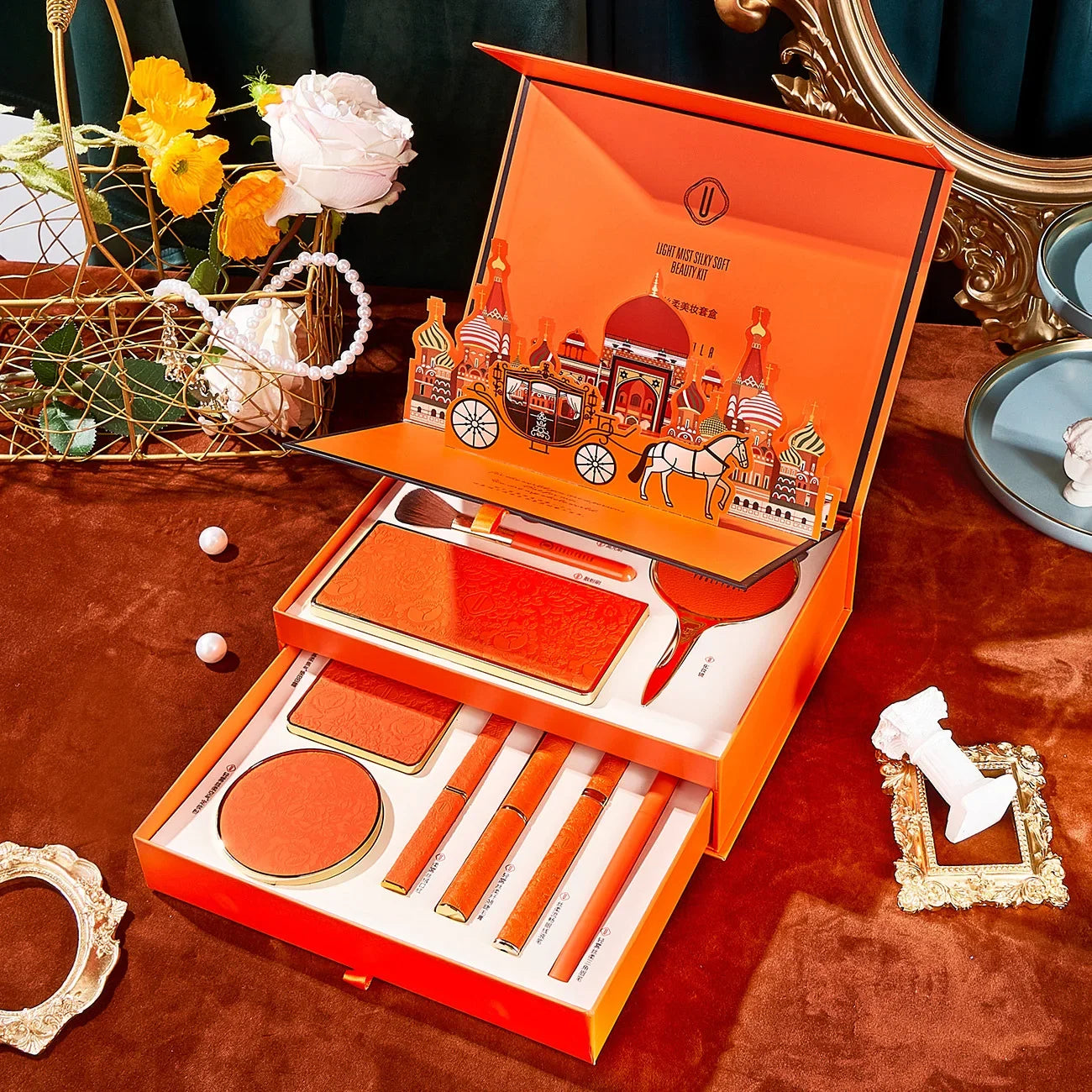 Christmas 11-Piece Makeup Gift Set – BB Cream, Lipstick & More