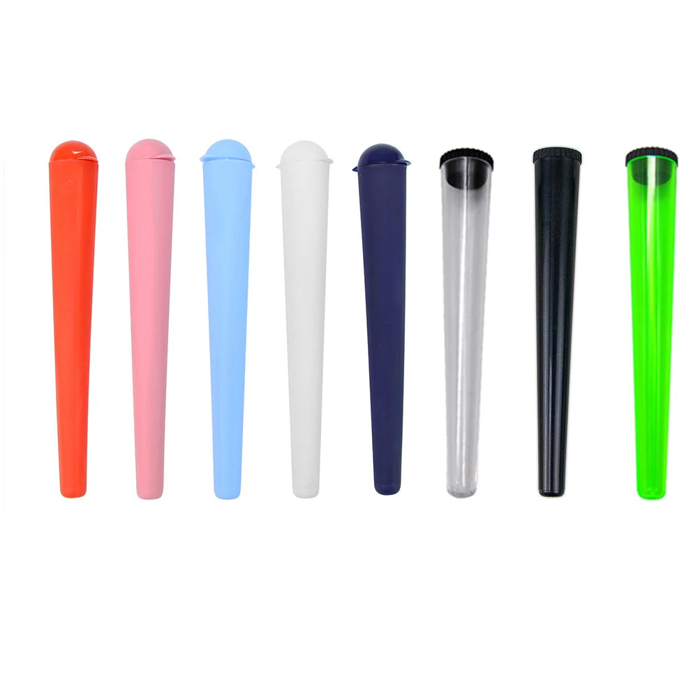 6pcs 118mm KING SIZE Pill Box Plastic Tubes Tablets Storage Holder Portable Cig Paper Tube Sealed Container Accessories Peaceful Pleasures Health and Wellness