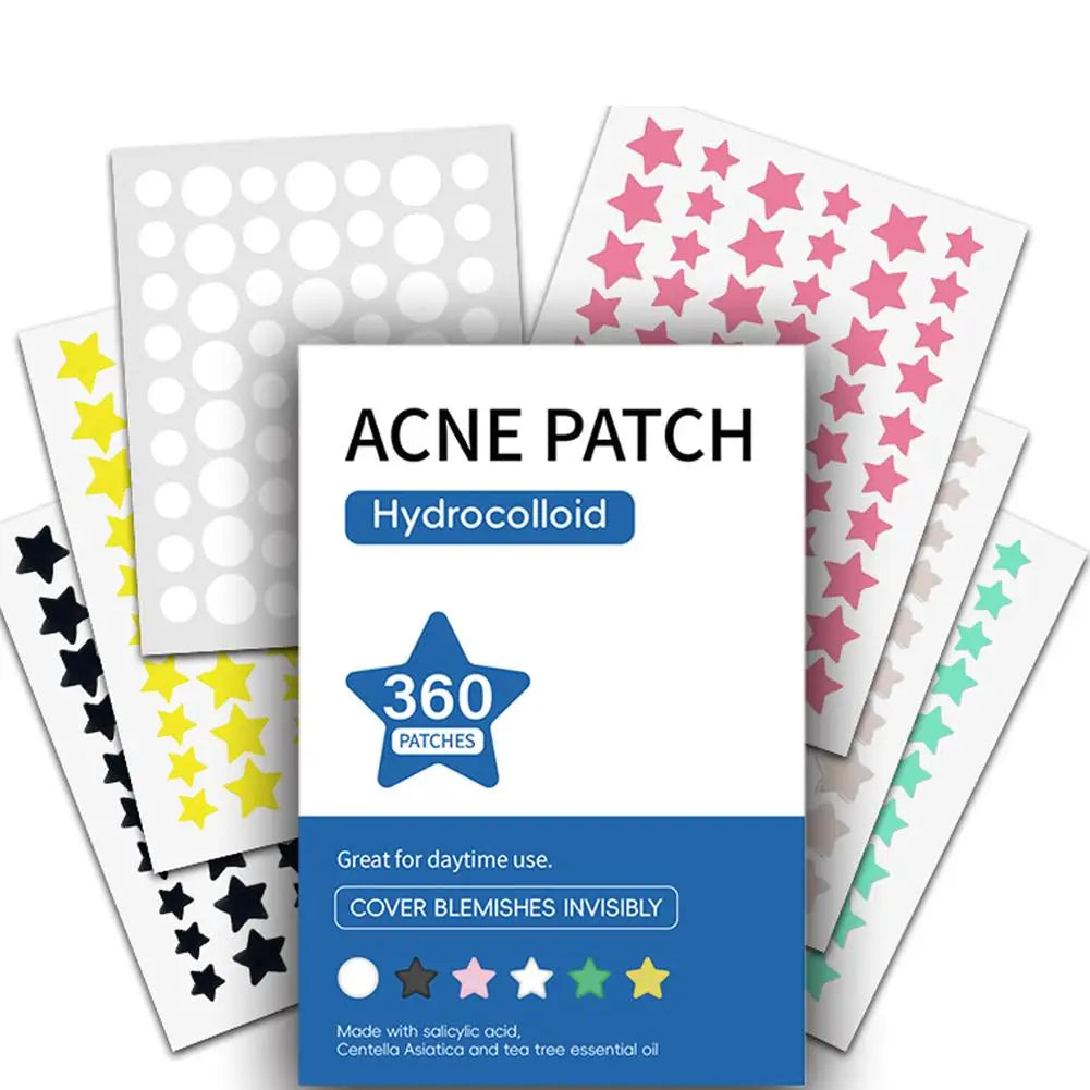 Hydrocolloid Pimple Patches – Invisible Blemish Covers 180–360 ct