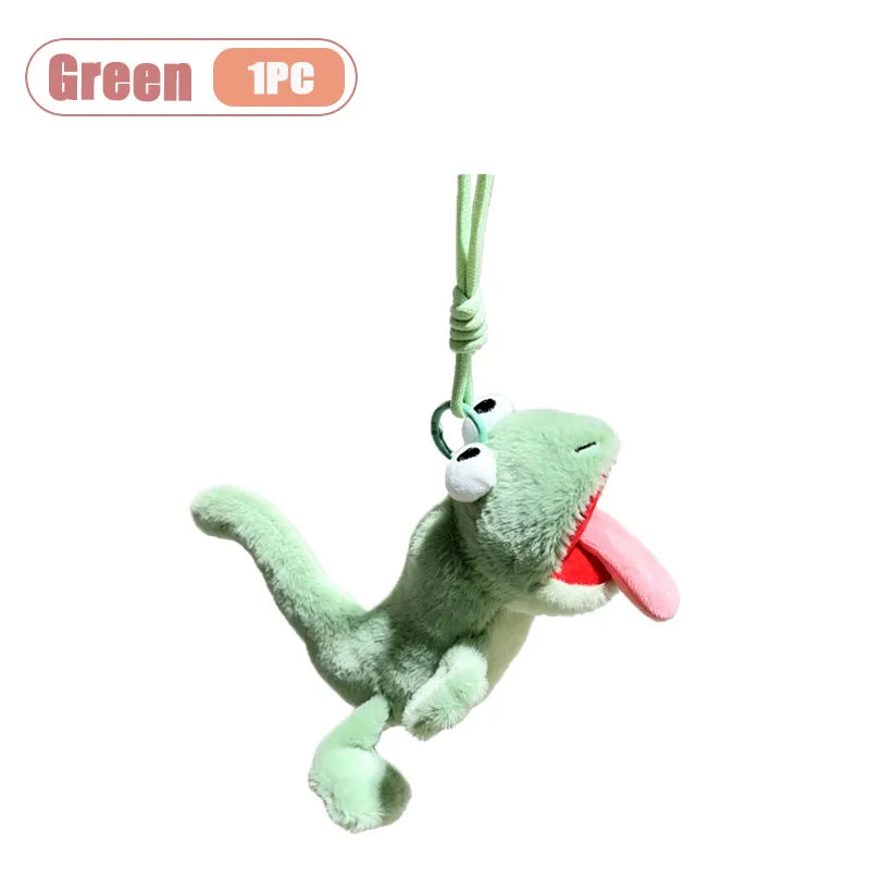 Lizard Plush Keychain Funny Squeeze Toy – 1-20 PCS | Bag Charm