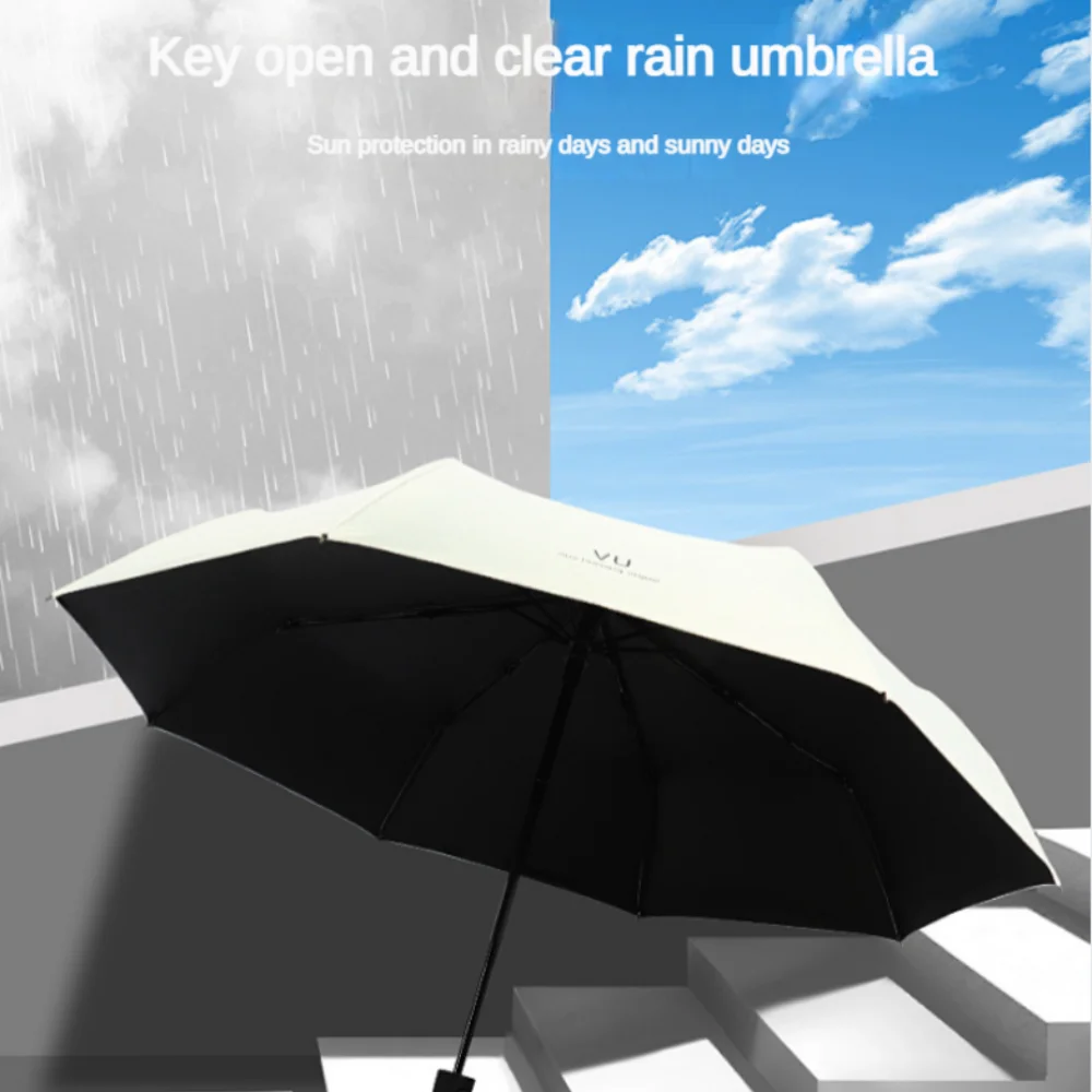 Compact Folding Travel Umbrella – UV Protection & Windproof