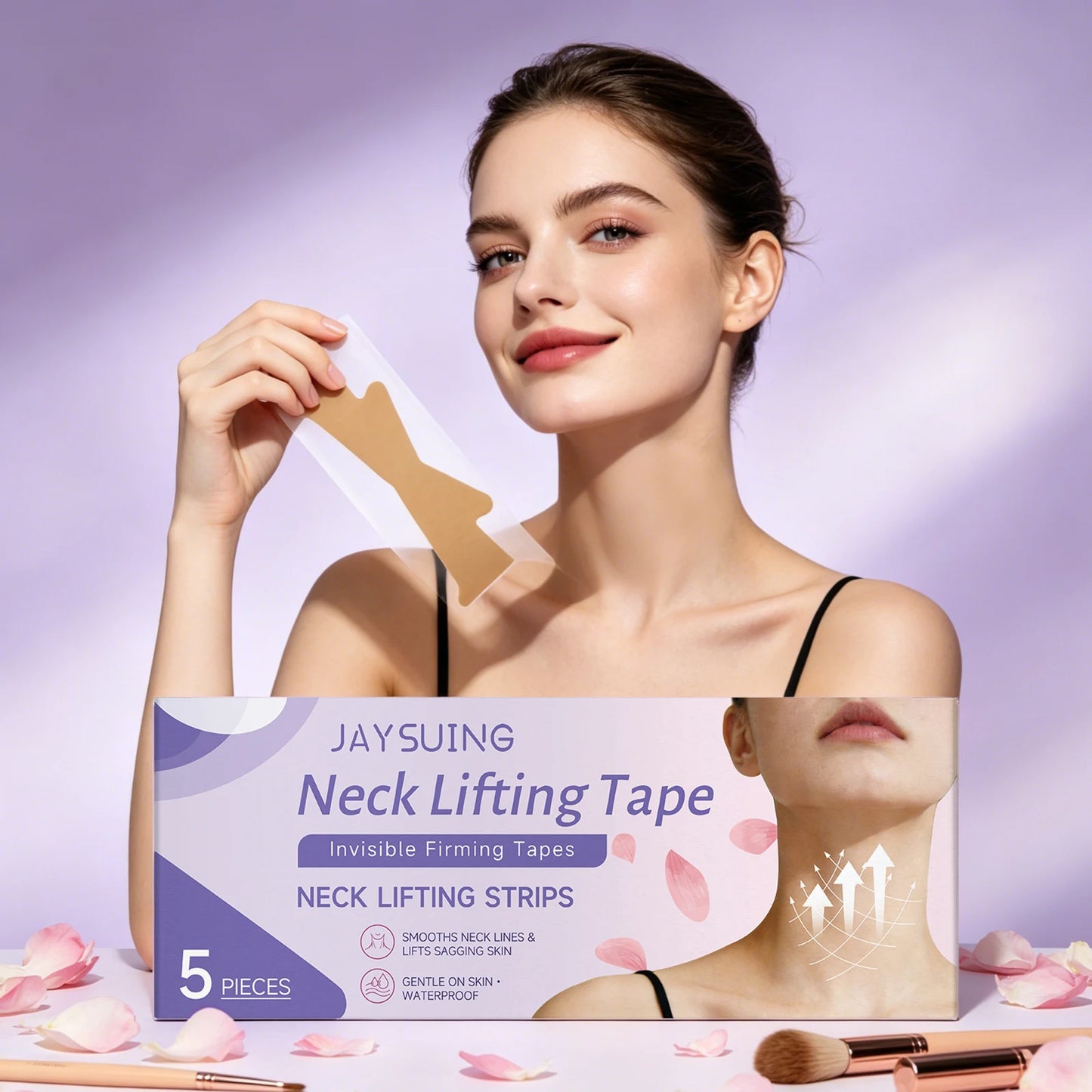 Jaysuing Collagen Neck Mask Reduce Neck Wrinkles Tightening Neck Contour Improve Rough Skin State Brighten Neck Liftng Patches Peaceful Pleasures Health and Wellness