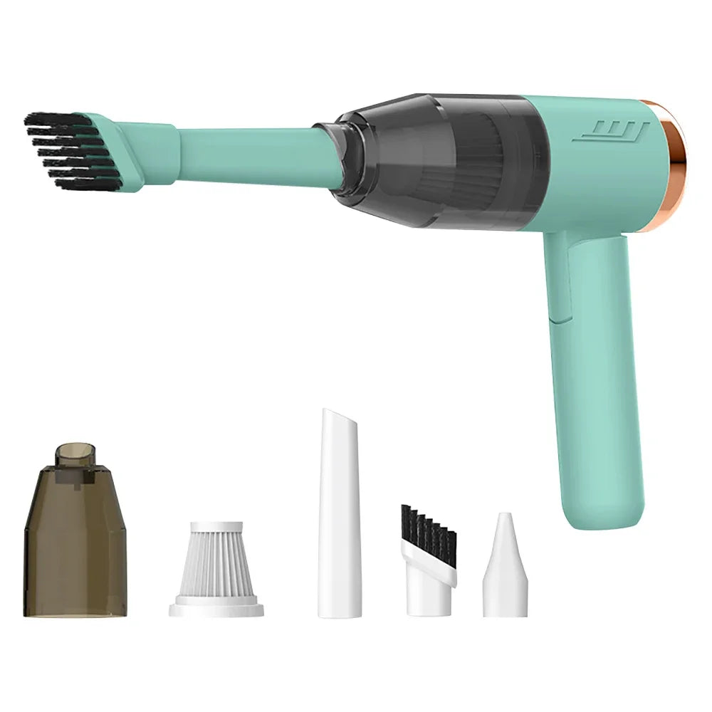 Mini Wireless Handheld Car Vacuum Cleaner & Blower – High Suction