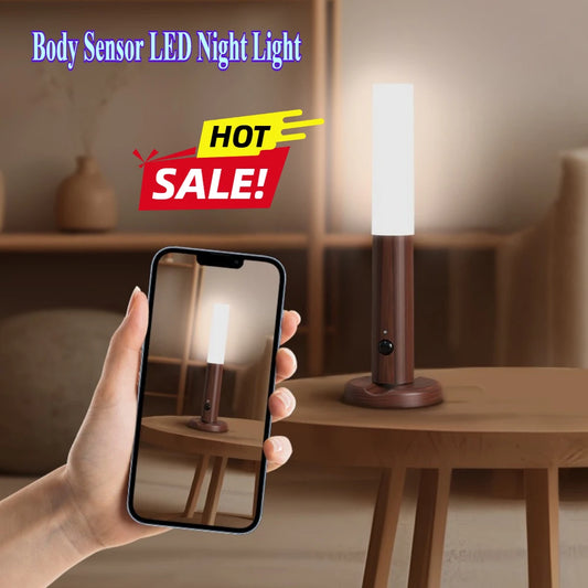 Rechargeable LED Wall Lamp with Motion Sensor Night Light LED Wall Night Light Peaceful Pleasures Health and Wellness