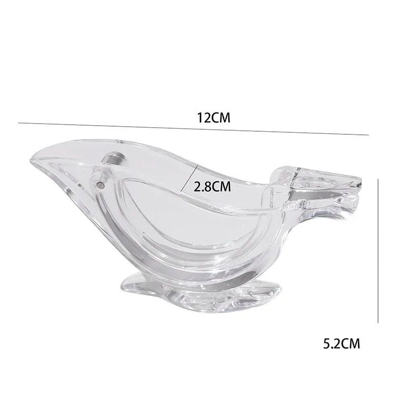 Lemon Squeezer Bird Plastic Orange Slices Press Juicer Clip Manual