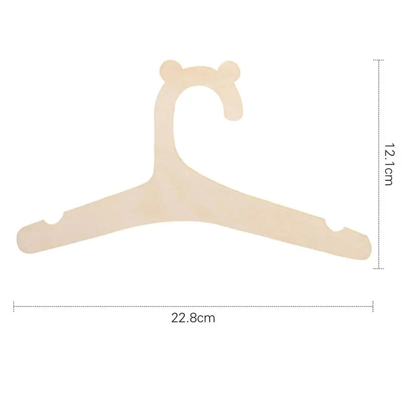 A36T-20 Pcs Baby Creative Hanger Rack Baby Wooden Clothes Hanger Home Girls Princess Room Nursery Decor For Kids Present Peaceful Pleasures Health and Wellness