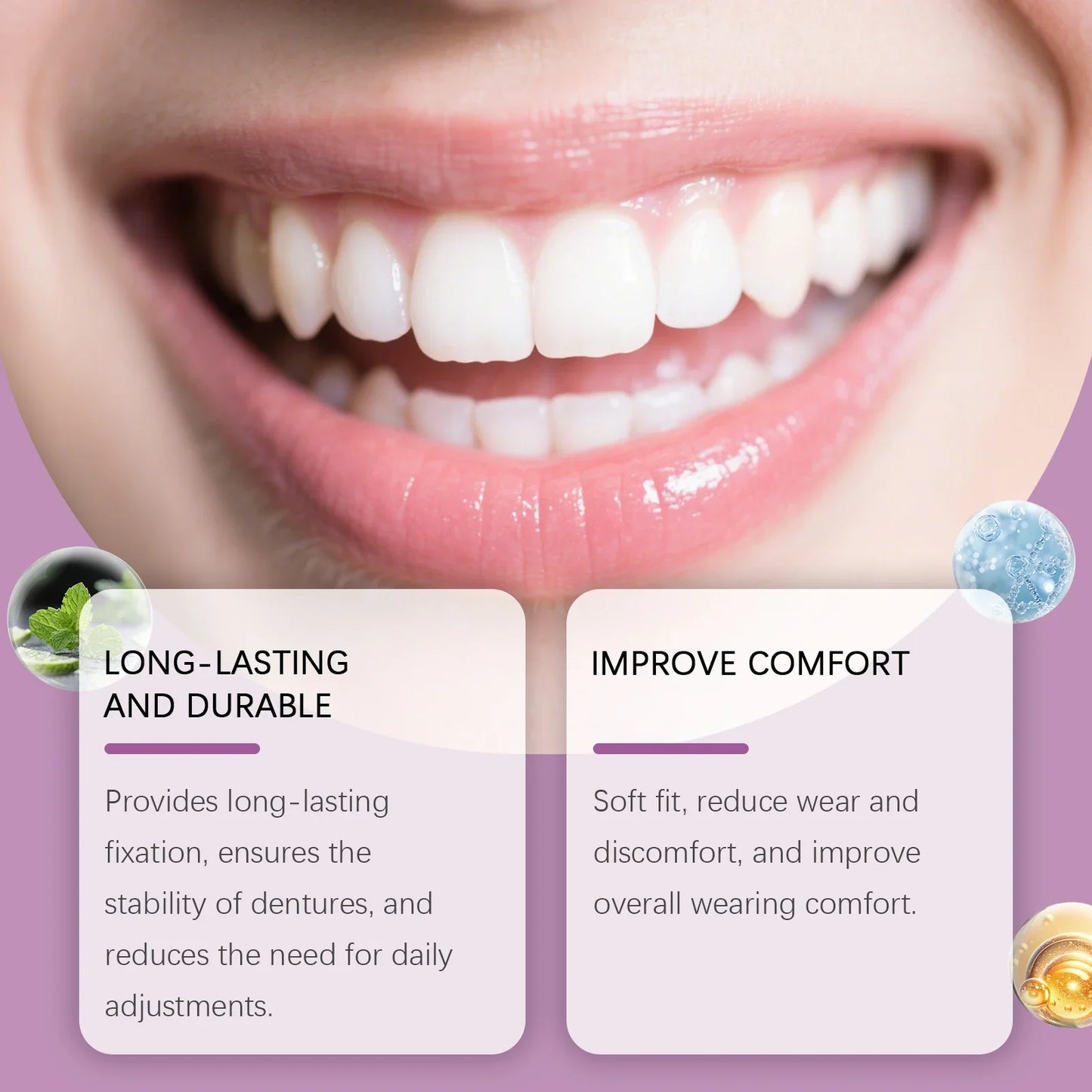 Denture Adhesive – All-Day Secure Hold & Comfort Fit
