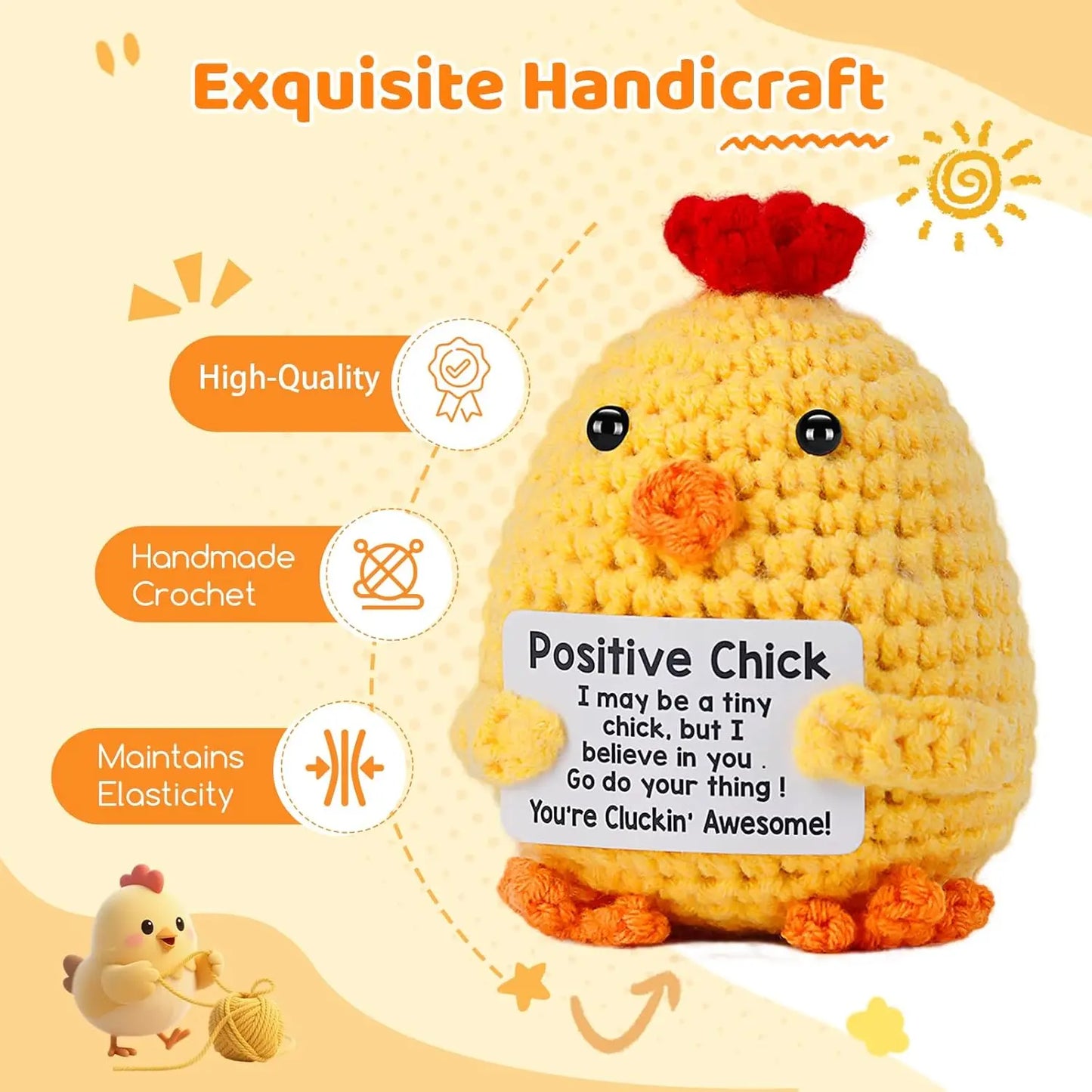 Custom Handmade Crochet Doll | Pocket Hug Knitted Plush Gift