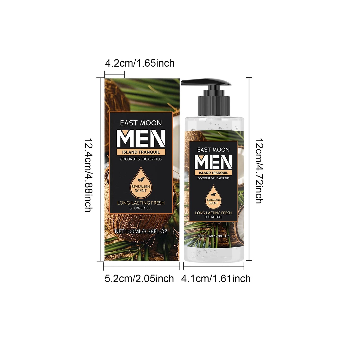 Fragrance Shower Gel Gift Set – 4 Scents, Deep Cleanse 100ml x4