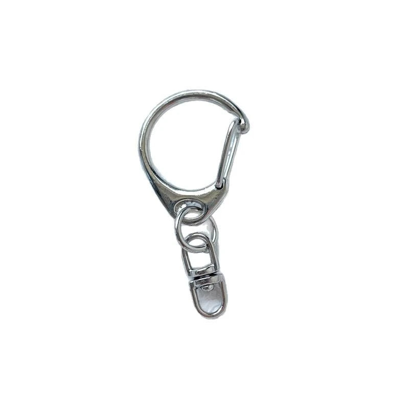 D Snap Hook Swivel Clasp Keyring Set | DIY Key Chain Making Swivel Clasp Keyring Set Peaceful Pleasures Health and Wellness