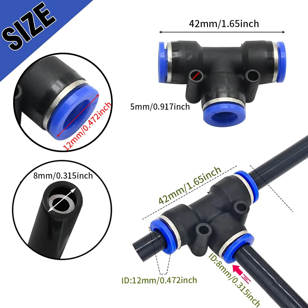 20/30/50cm 360° Free-bend Misting Nozzle Adjustable Brass Atomization Sprayer Garden Irrigation Watering for 6/8/10/12mm PE Hose Peaceful Pleasures Health and Wellness