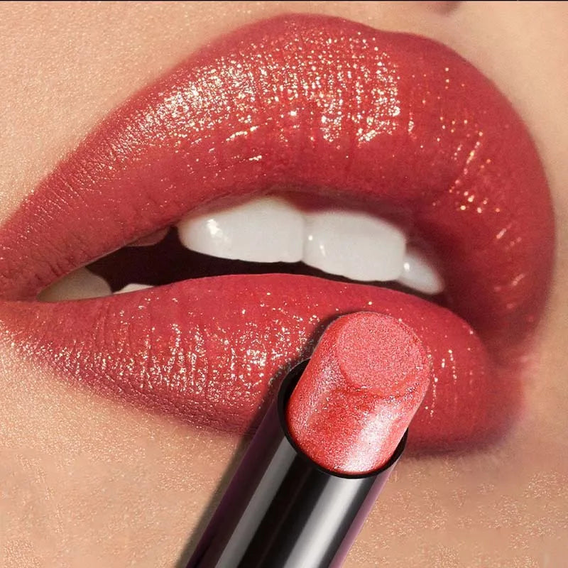 Pearl Shimmer Lipstick | High-Shine Creamy Hydrating Lip Color