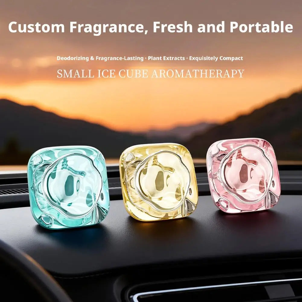 Car Air Freshener Vent Clip Aromatherapy Cube Diffuser