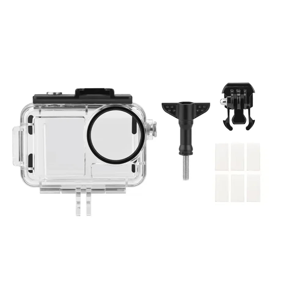 60M Waterproof Case for DJI OSMO Action 5 Pro/4/3 + Dive Filters