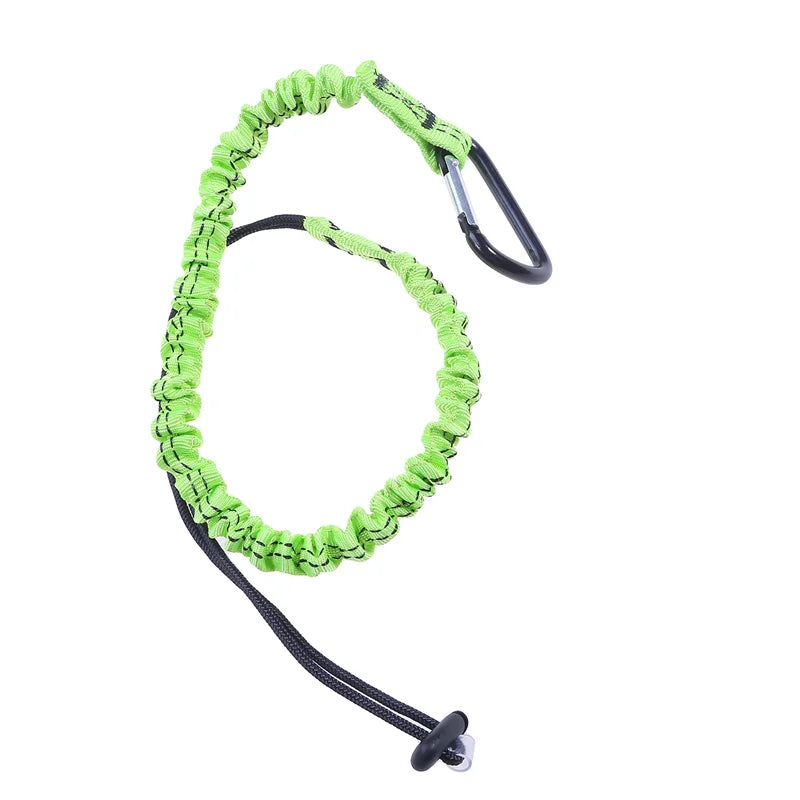 Safety Tool Lanyard Carabiner Hook | Anti-Drop Elastic Rope