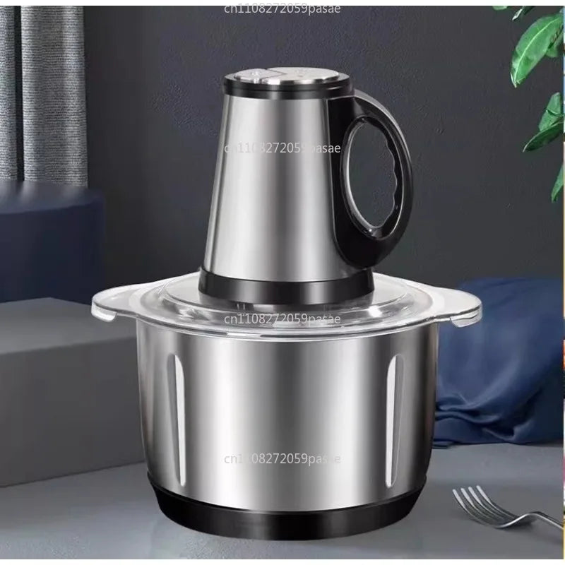5L Electric Meat Grinder & Food Processor – Stainless Steel