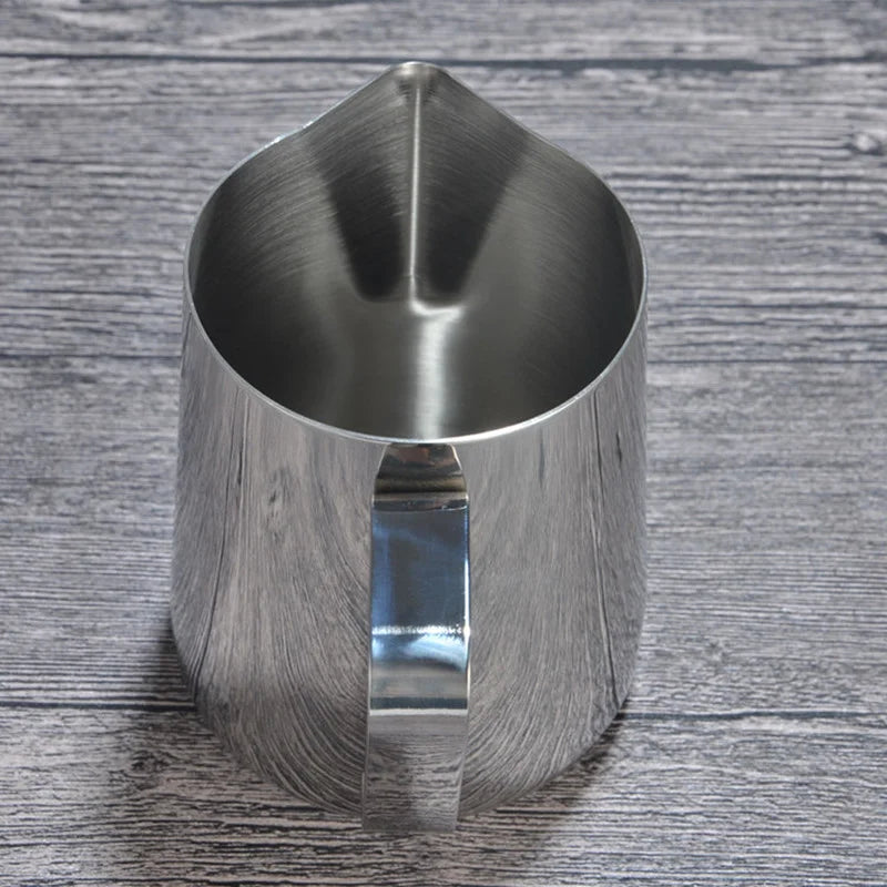 Stainless Steel Milk Frothing Pitcher – Latte Art Coffee Jug | 100ml, 350ml & 600ml