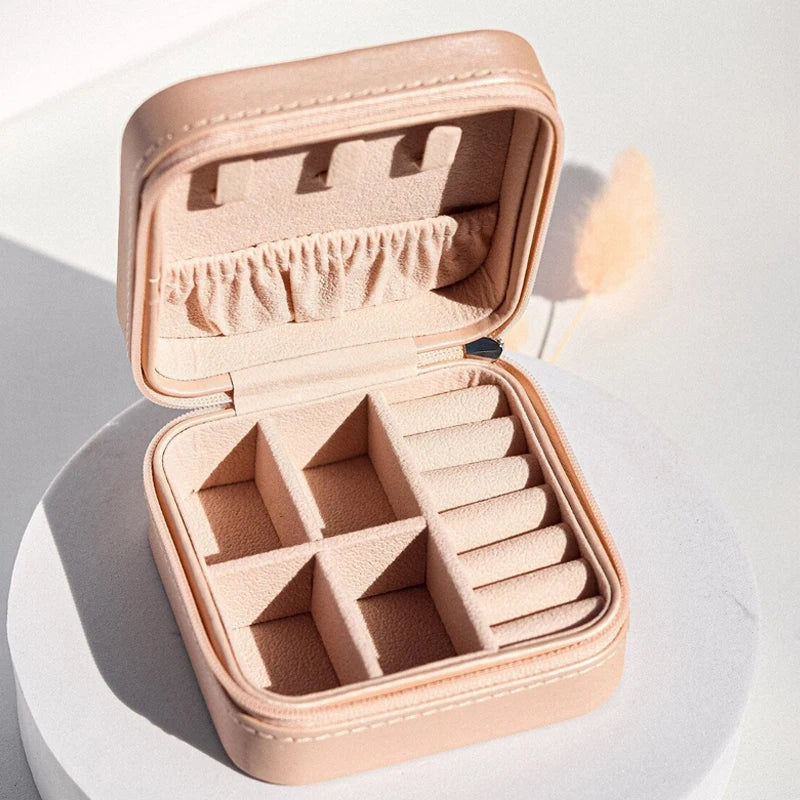 Pink Jewelry Organizer Box | Bridesmaid & Bridal Shower Gift