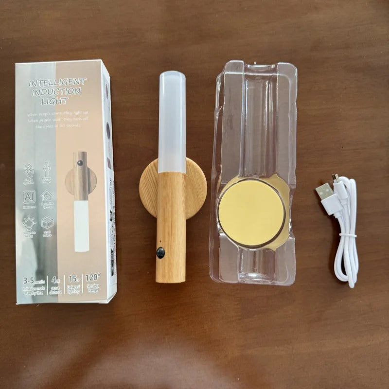 Motion Sensor LED Night Light | Rechargeable Acrylic Wall Light