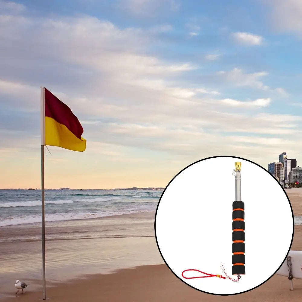 Telescopic Flag Pole 1.6–3M | Teacher Pointer & Tour Guide