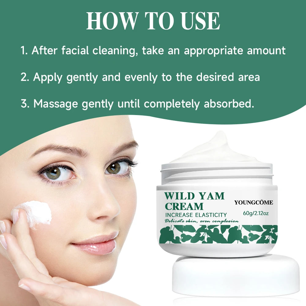 Wild Yam Cream – Firming, Lifting & Wrinkle Collagen Face Cream Firming Face Cream Peaceful Pleasures Health and Wellness