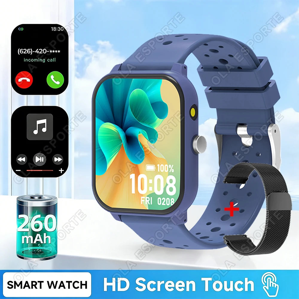 2026 New 1.83-inch Screen Smartwatch with Wireless Call Rich Watch Dail Music Player Message Push Flashlight Smart Voice for Men Peaceful Pleasures Health and Wellness Bl20BkMilan