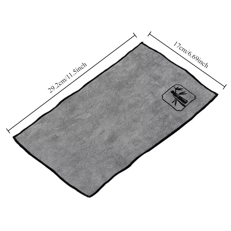 Zen Tea Towel | Absorbent Cotton Suede Teaware Cloth Pad Tea Table Cloth Peaceful Pleasures Health and Wellness