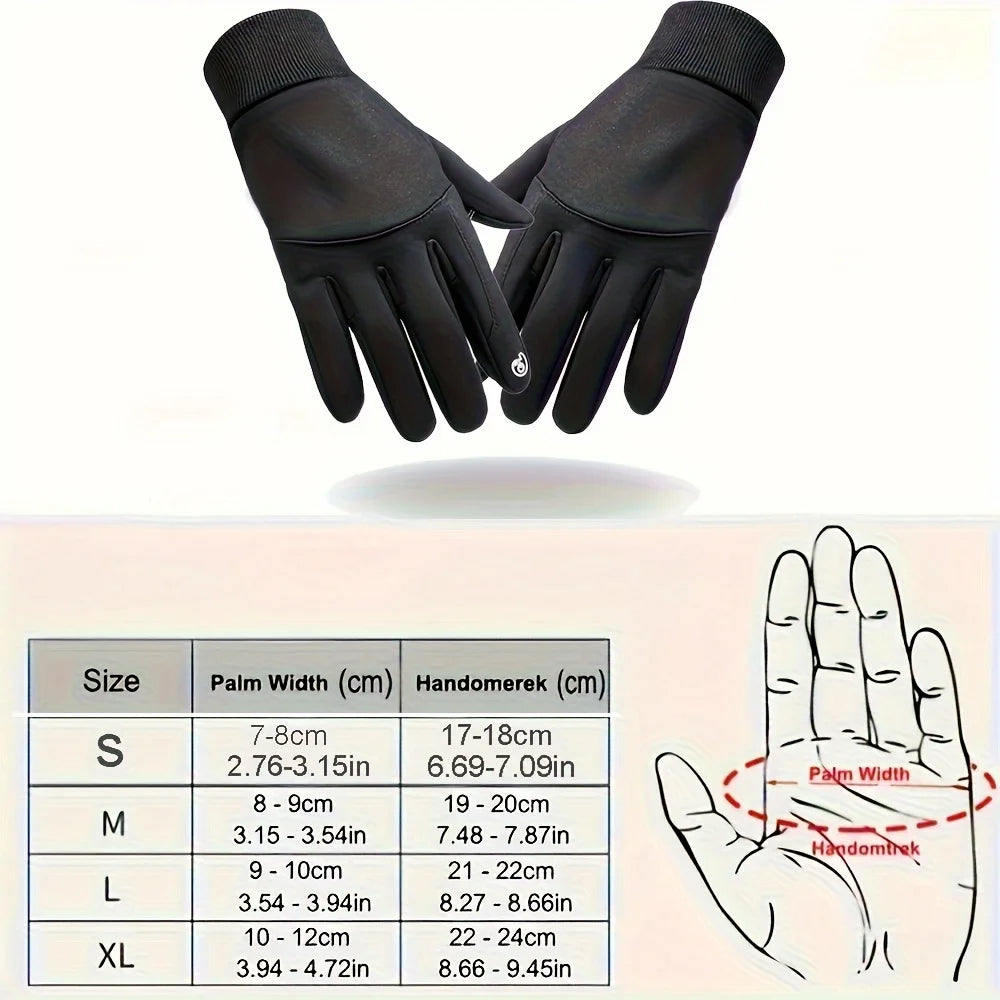 Cycling Gloves Men's Winter Gloves Women's Warm Gloves Running Touch Screen Mittens Outdoor Sports Fishing Riding Skiing Goves Peaceful Pleasures Health and Wellness