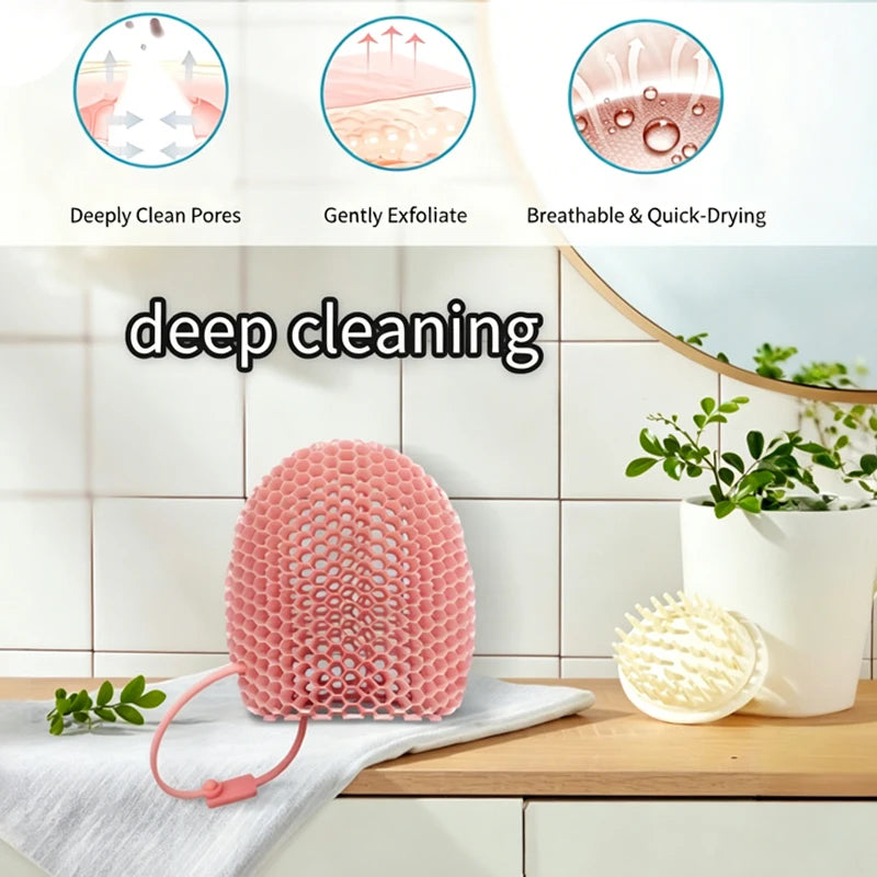 Exfoliating Shower Glove – Honeycomb TPU Body Scrubber Mitt