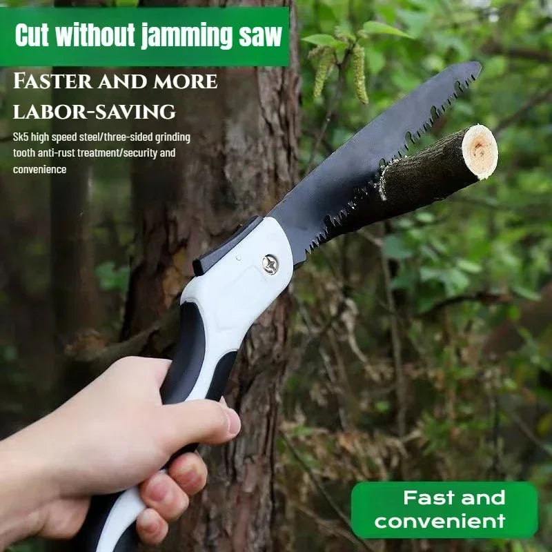 Multifunctional Folding Pruning Saw for Trees,Manual Garden Hand Saw Tool for Woodworking,Branch Trimming,Camping Outdoor Peaceful Pleasures Health and Wellness
