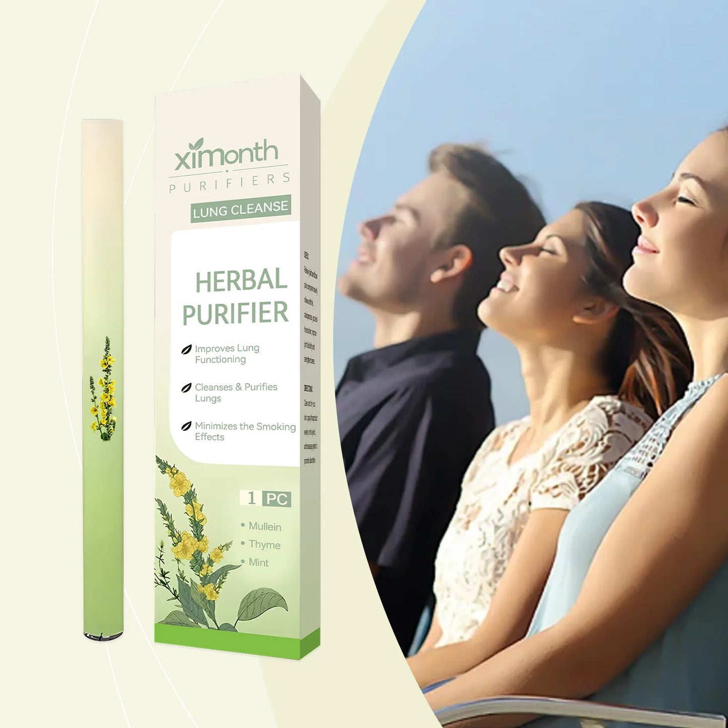 Natural Herbal Aromatherapy Inhaler Stick | Portable Wellness