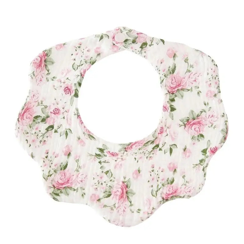 Cotton Bandana Baby Bib | Floral Teething & Drooling Bib