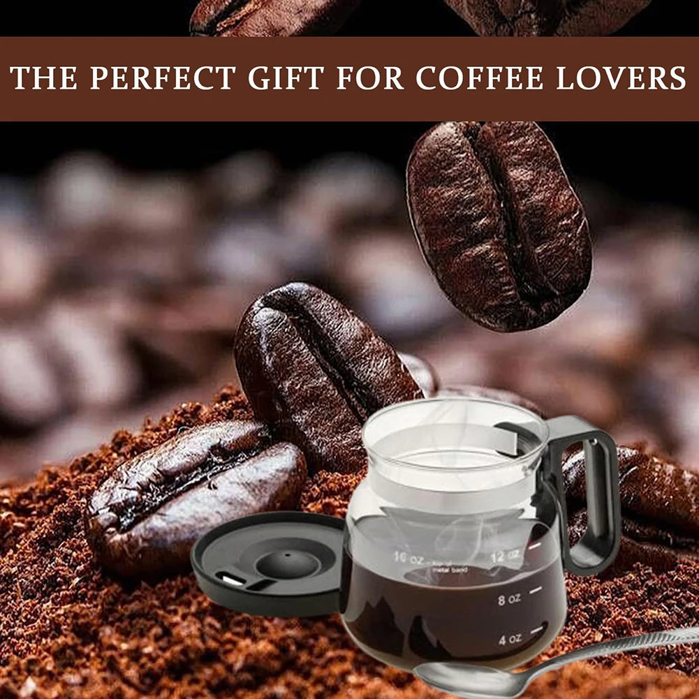 Coffee Pots Shaped Coffee Mug Large Capacity Unique Glass Coffee Pots Mug Office Present for Coffee Lovers Drinks Mug for Office Peaceful Pleasures Health and Wellness