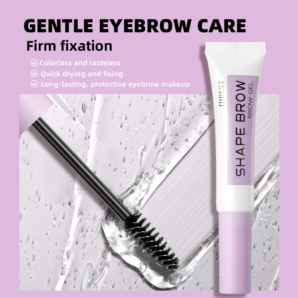 QIBEST Clear Eyebrow Soap Brow Gel – Long-Lasting Hold | 12g