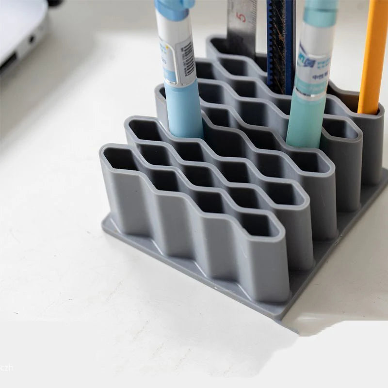 Desktop Multi-Compartment Organizer | Cosmetics & Pen Storage Rack