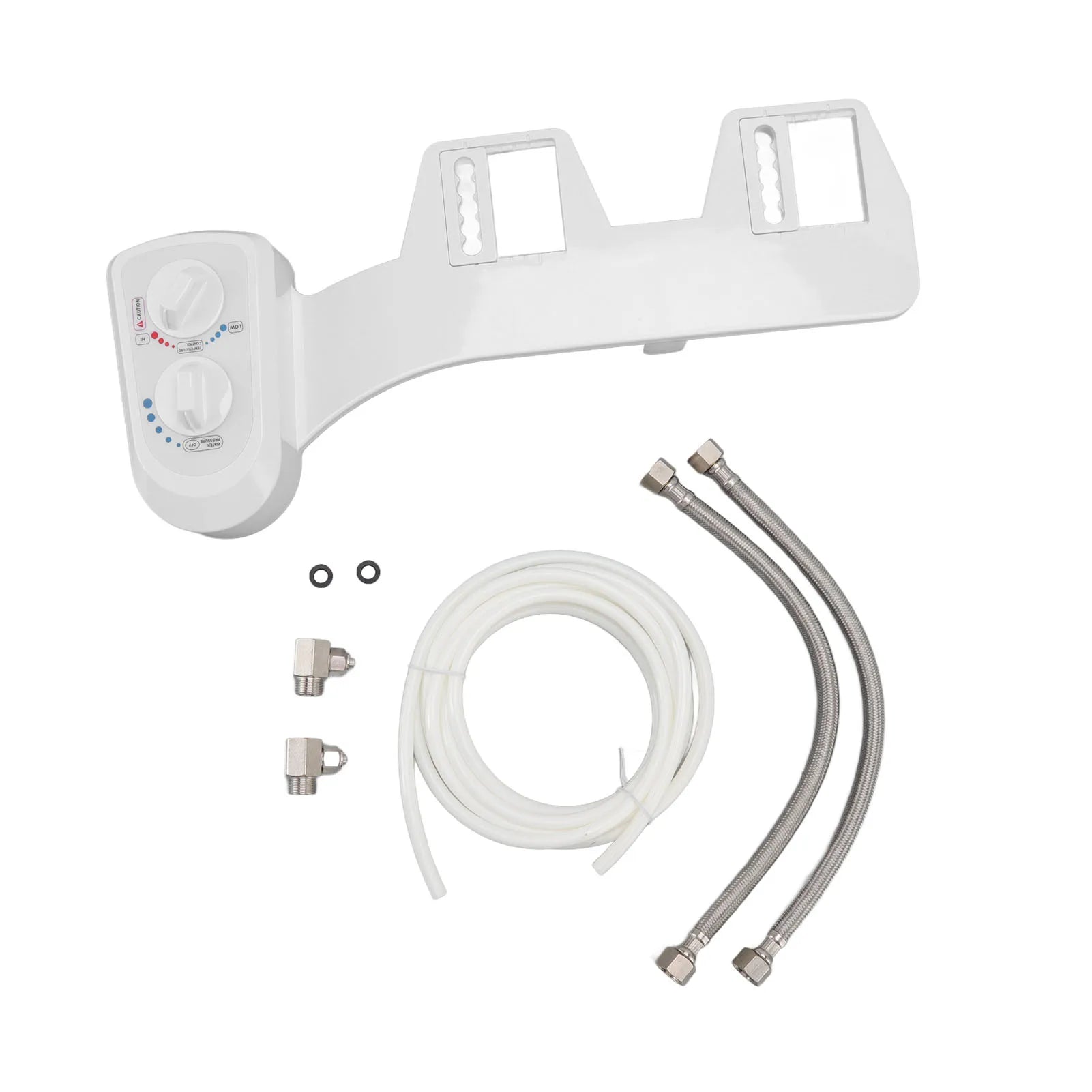 Bidet Attachment Self Cleaning Easy Installation Movable Nozzle Non Electric Hygienic Toilet Bidet for Bathroom Peaceful Pleasures Health and Wellness Default Title