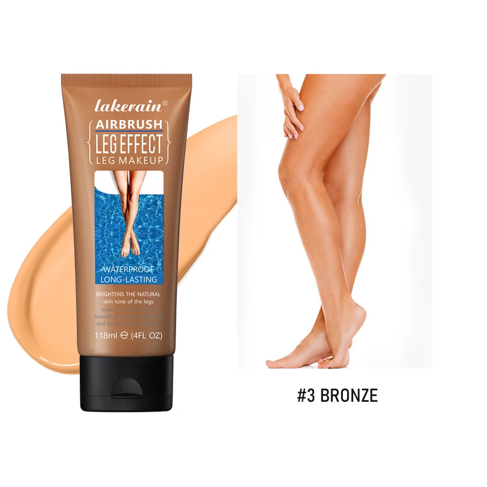Leg Makeup Lotion Even Skin Tone Body Foundation Waterproof Long Lasting Body Tanning Cream Medium Bronze Leg Makeup Peaceful Pleasures Health and Wellness 3