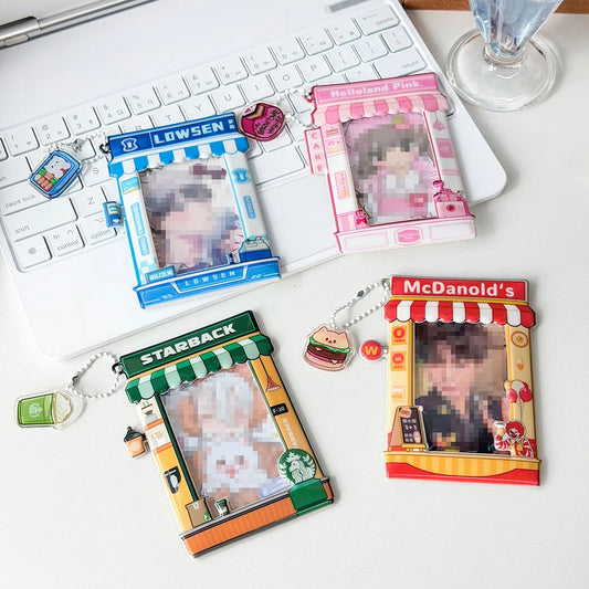 PVC Card Holder 3-inch Small Polaroid Storage Cover ID Protection Peaceful Pleasures Health and Wellness