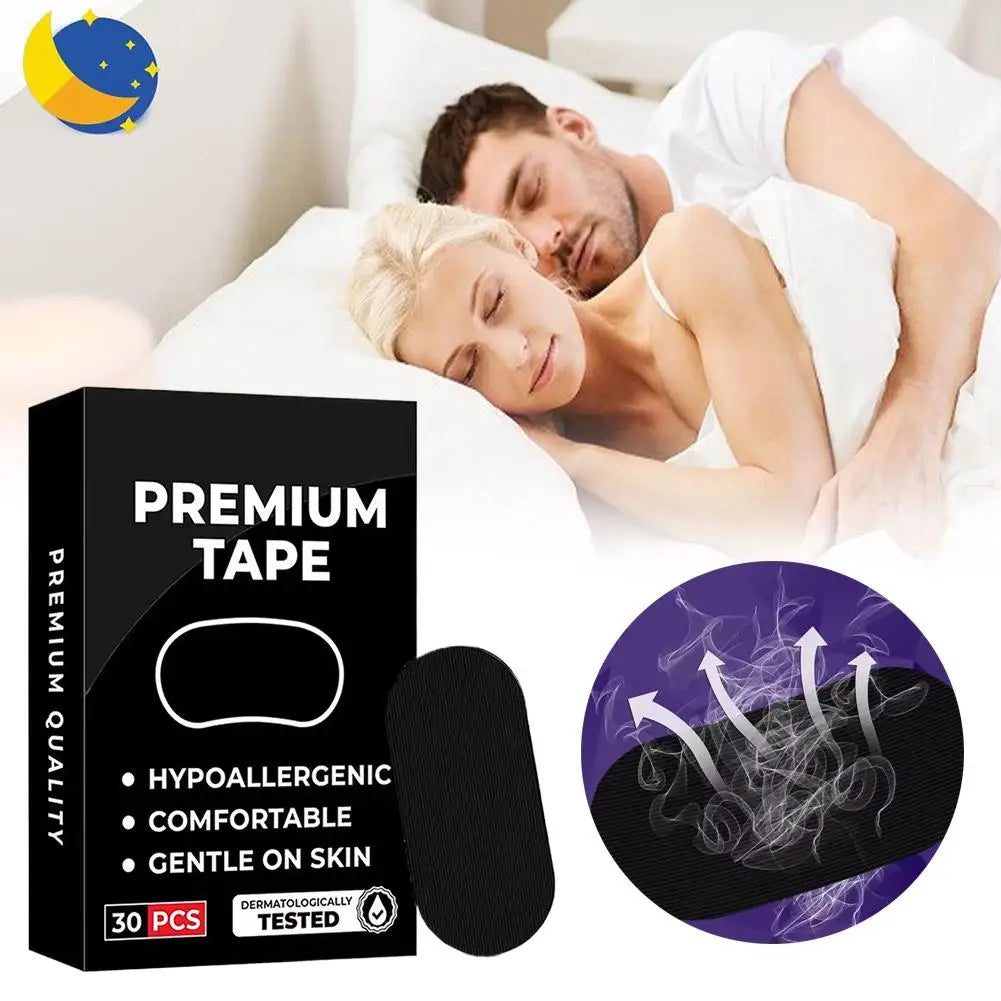 Sleep Mouth Tape | Comfort Fit Nasal Breathing Strips 30pc