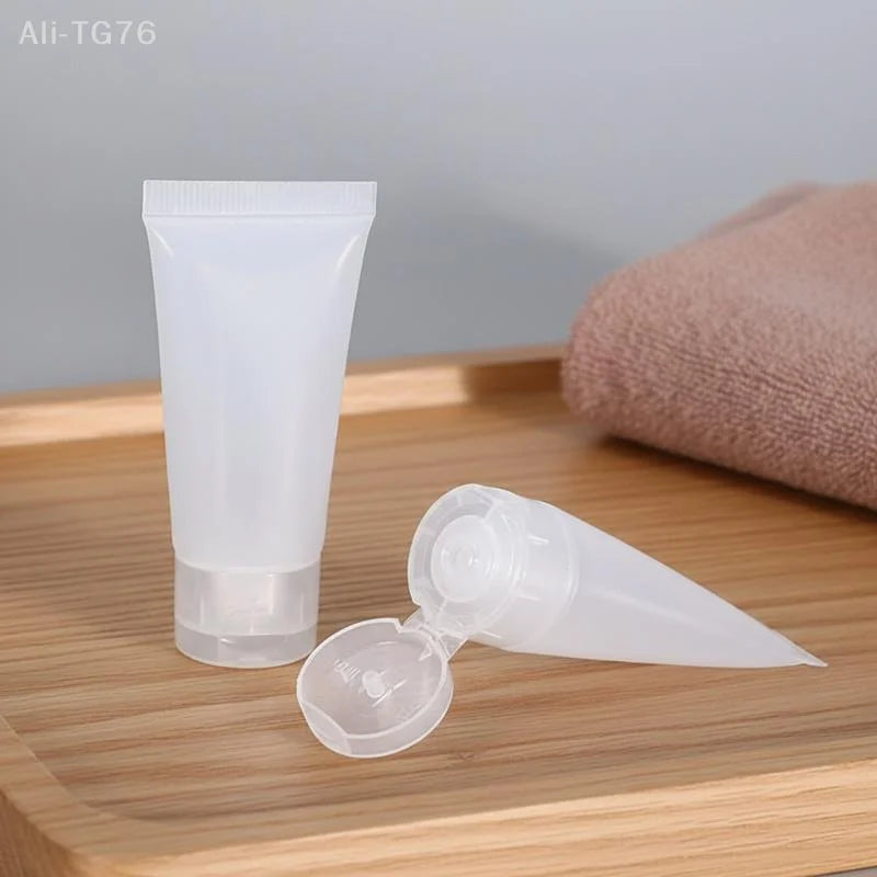 Refillable Travel Squeeze Tubes – 20ml 50ml 100ml Cosmetic Bottles