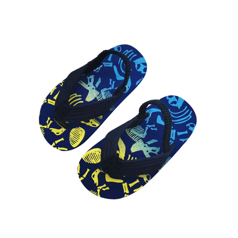 Kids Summer Flip Flop Sandals | Soft EVA Beach Shoes Boys Girls