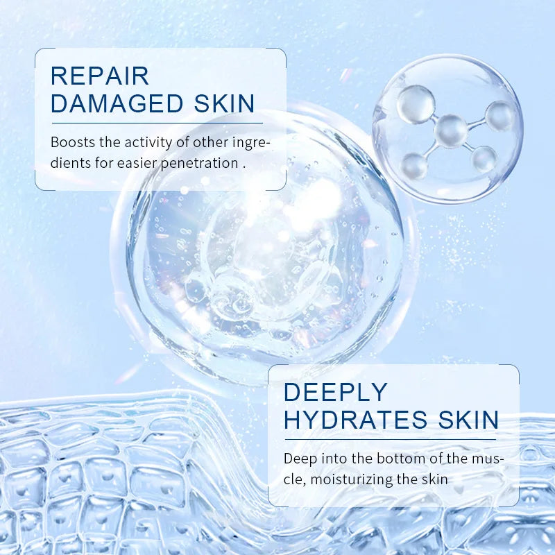 Sadoer Skin Care Hyaluronic Acid Liquid Serum Facial Moisturizing Lifting Glow Up Dermapen Serum 2ml*7Pcs Peaceful Pleasures Health and Wellness